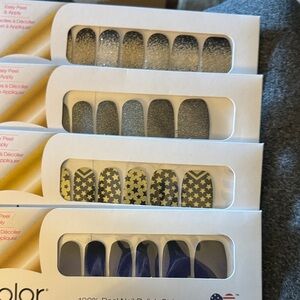 Retired Color Street Nail Strips - Blue and Silver Collection